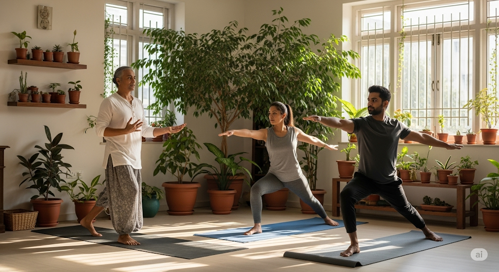 Home Yoga Session in Bangalore
